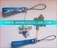 Wholesale <OEM> PVC Cell Phone Strap (J221)