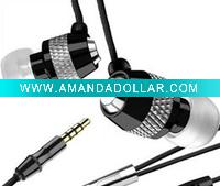 Wholesale metal earphone with MIC