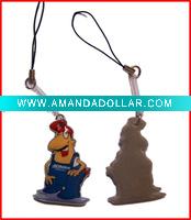 Wholesale <OEM>PVC Mobile phone chain (J195)