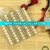 Wholesale french pearl mobile phone sticker