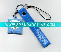 Wholesale PVC Mobile phone strap