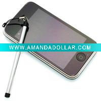 Retractable Aluminum Stylus Pen (white)