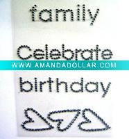 Wholesale french pearl mobile phone sticker