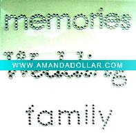 Wholesale french pearl mobile phone sticker