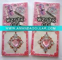 french pearl mobile phone sticker