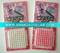 french pearl mobile phone sticker