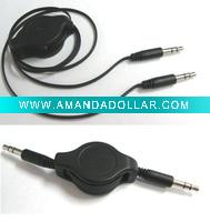 3.5mm Retractable Aux Cable / Extension Cable / Retractable Cable