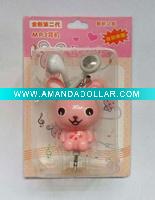 Cute Earphone, Rabbit Shape Earphone
