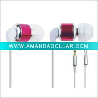 Wholesale metal earphone mp3 earphone colorful HST-011