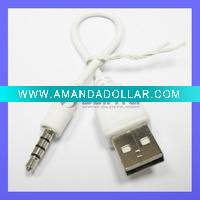 USB Cable 3.5mm to USB Charge Cable