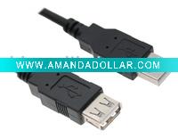 USB Type A Male / Type A Female Extension Cable