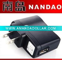 Wholesale charger for mobile phone USBtravel charger 5V500MA for USA certified UL