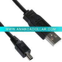 USB 2.0 AM-Mini 4P Cable
