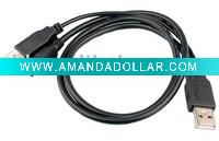 USB 2.0 Mini 5 Pin to A Male Power Y-Cable