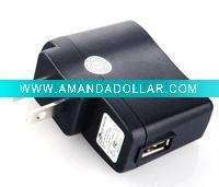 Wholesale mobile travel charger USBtravel charger 5V500MA for USA certified UL