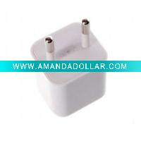 Wholesale Ultra-Mini 1000mA USB Power Adapter Charger EU Plug (100~240V AC)