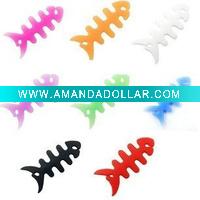 silicone earphone wire winder/smart wrap