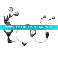 Computer Retractable earphone
