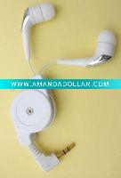 retractable earphone