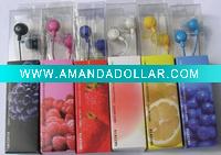 Wholesale Furit Earphone/Smile Earphone for MP3/MP4 etc