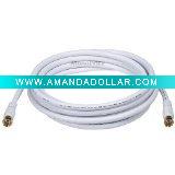Wholesale rg6u f type quad shielded coaxial 18 awg 10ft cable