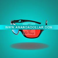 3D glasses Red Blue Cyan Plastic Framed 3 D Dimensional
