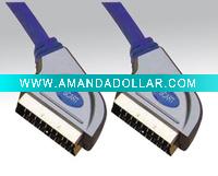 Wholesale 21PIN SCART TO SCART CABLE