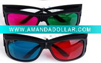 Wholesale red cyan 3d video glasses