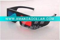 plastic 3D glasses