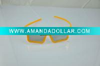Plastic frame circular polarized disposable 3d glasses