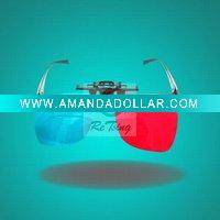 Wholesale Clip on Cyan Red 3D glasses