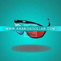 Wholesale 3D glasses Red Blue Cyan Plastic Framed 3D glass