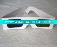 Wholesale public product red/cyan paper 3d glasses