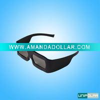 plastic 3D Cinema Glasses linear polarized lenses