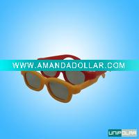 Plastic Linear Polarized 3D Glasses For Kids