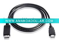 Wholesale Displayport-male To HDMI-male Adapter Cable