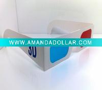 red 3D glasses