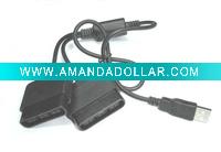 for PS2 to USB convertor cable,game accessory