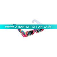 Wholesale Unfoldable Plastic Frame 3D circular polarized glasses