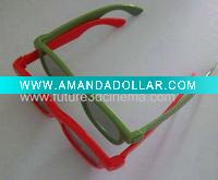 Wholesale Hot Selling ! Comfortable Plastic Linear polarized 3d glasses for IMAX