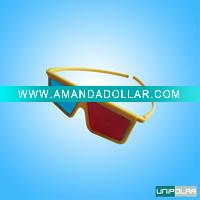 Wholesale plastic red cyan 3d film glasses
