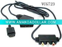 Wholesale game cables of hdmi plug to Scart plug