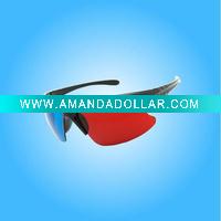 Wholesale thicken plastic 3D glasses red cyan