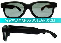 Wholesale Hot Selling plastic foldable 3d glasses ,Linear polarized 3d glasses