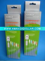 6ft Component 5AV Cable for PS3/PS2 games console