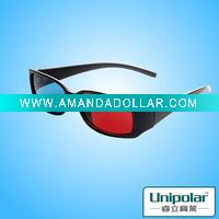 Wholesale High Quality Right Price Plastic Thicken Red Cyan 3D Glasses