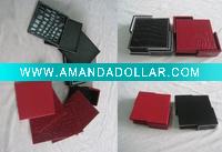 Leatherette coaster set