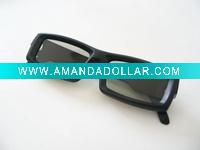 Wholesale Black frame plastic 45/135 degree passive linear polarized 3d glasses