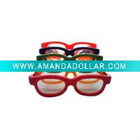 Wholesale Cute frame plastic 45/135 degree passive linear polarized 3d glasses