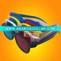 Wholesale plastic red blue 3d glasses for computer game